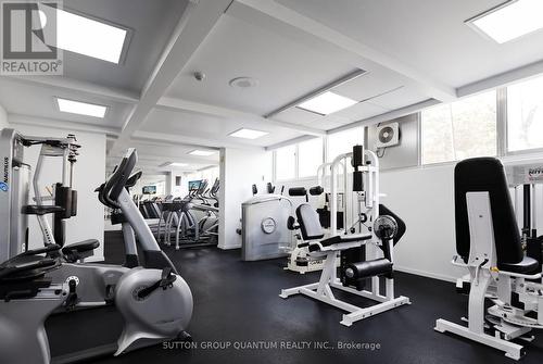 1810 - 11 Wincott Drive, Toronto, ON - Indoor Photo Showing Gym Room
