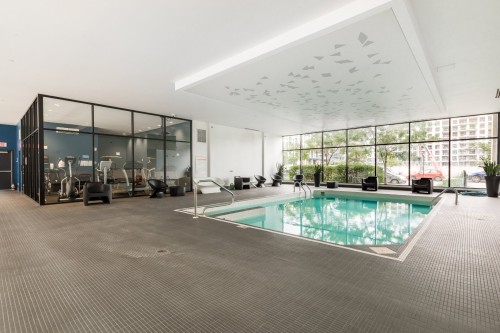 Piscine - 814-170 Rue Rioux, Montréal (Le Sud-Ouest), QC - Indoor Photo Showing Other Room With In Ground Pool