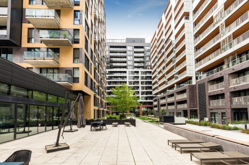 Terrasse - 814-170 Rue Rioux, Montréal (Le Sud-Ouest), QC - Outdoor With Balcony With Facade