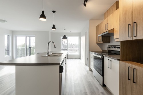 Kitchen - 306-300 Rue Du Grenoble, Lachute, QC - Indoor Photo Showing Kitchen With Upgraded Kitchen