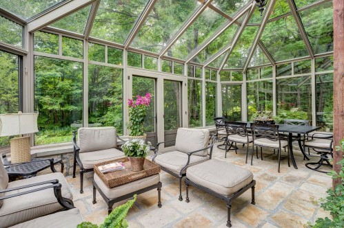 Solarium/Verrière - 330 Ch. Des Neiges, Piedmont, QC - Outdoor With Deck Patio Veranda With Exterior