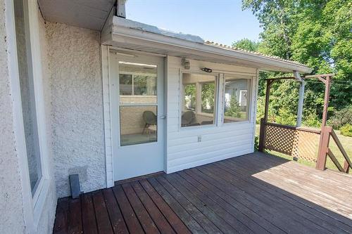 5 Connaught Pl, Pinawa, MB - Outdoor With Deck Patio Veranda With Exterior