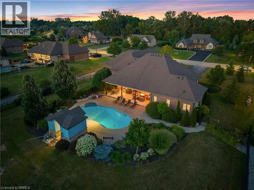 13 Wingrove Woods, Brantford, ON - Outdoor With In Ground Pool With View