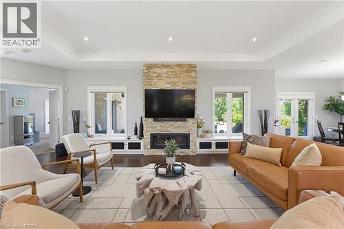 13 Wingrove Woods, Brantford, ON - Indoor Photo Showing Living Room With Fireplace