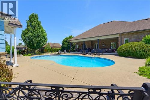 13 Wingrove Woods, Brantford, ON - Outdoor With In Ground Pool With Deck Patio Veranda