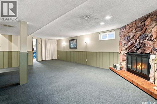 448 Robinson Street, Regina, SK - Indoor With Fireplace