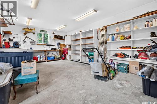 919 Holdsworth Crescent, Moose Jaw, SK - Indoor Photo Showing Garage