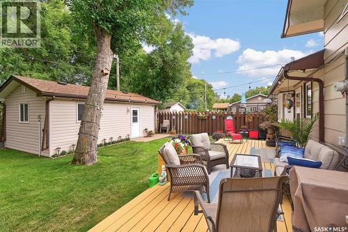 919 Holdsworth Crescent, Moose Jaw, SK - Outdoor With Deck Patio Veranda With Exterior