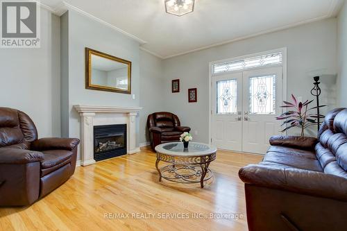 35 Hardgate Crescent, Brampton, ON - Indoor Photo Showing Living Room With Fireplace