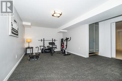 Blank Canvas For Recreation/Bdrms or In-Law Suite - 655 Dodsworth Crescent, Mississauga, ON - Indoor Photo Showing Gym Room