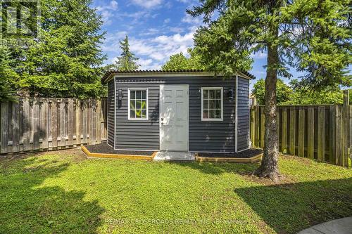 Solid Shed with Bonus Electrical - 655 Dodsworth Crescent, Mississauga, ON - Outdoor