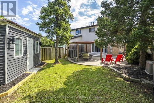 Lush Greenery, Fully Fenced, Great Yard!! - 655 Dodsworth Crescent, Mississauga, ON - Outdoor With Deck Patio Veranda