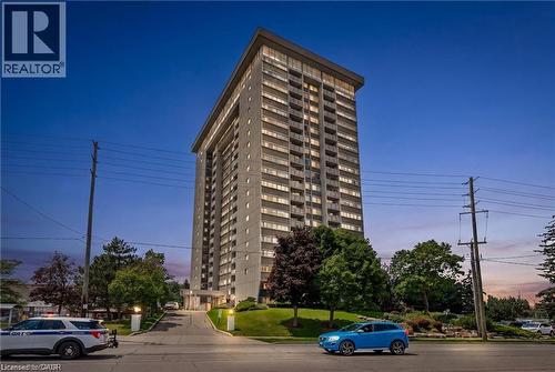 High-rise building with extensive balconies and a multi-story facade - 375 King Street N Unit# 708, Waterloo, ON - Outdoor With Facade