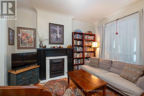 57 Herbert Avenue, Toronto, ON - Indoor Photo Showing Living Room With Fireplace