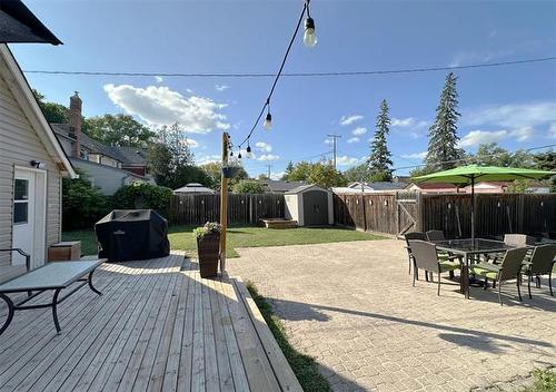 127 Lansdowne Ave, Winnipeg, MB - Outdoor With Deck Patio Veranda