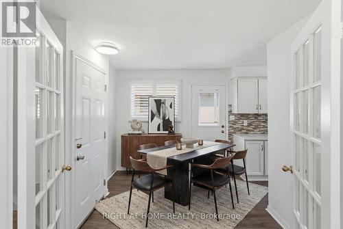 virtual staging - 341 Rexford Drive, Hamilton, ON - Indoor Photo Showing Dining Room