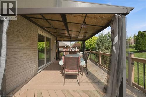 20 Melran Drive, Cambridge, ON - Outdoor With Deck Patio Veranda With Exterior
