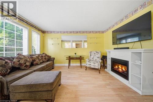 20 Melran Drive, Cambridge, ON - Indoor Photo Showing Living Room With Fireplace