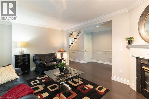 12 Pinto Drive, Ancaster, ON - Indoor Photo Showing Living Room With Fireplace