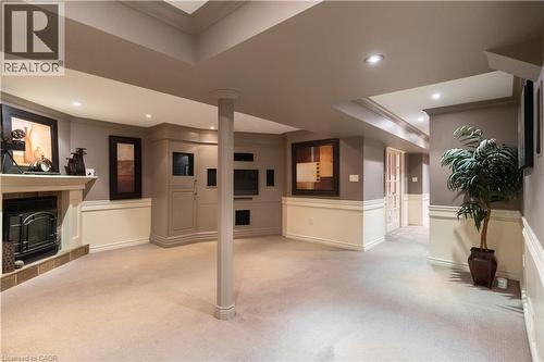12 Pinto Drive, Ancaster, ON - Indoor Photo Showing Other Room With Fireplace