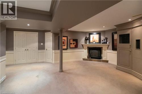 12 Pinto Drive, Ancaster, ON - Indoor With Fireplace