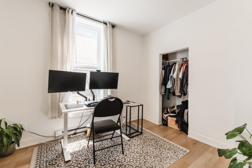 Bedroom - 524 Rue St-Philippe, Montréal (Le Sud-Ouest), QC - Indoor Photo Showing Office