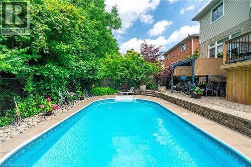 26 Shadetree Crescent, Stoney Creek, ON - Outdoor With In Ground Pool