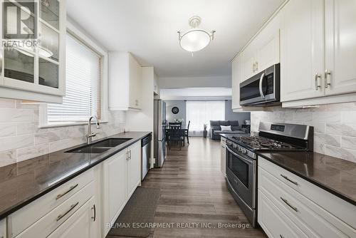 203 West 31St Street, Hamilton, ON - Indoor Photo Showing Kitchen With Double Sink