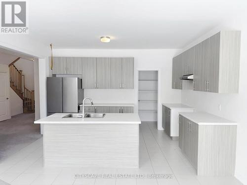 Kitchen - 259 Rea Drive, Centre Wellington, ON - Indoor Photo Showing Kitchen With Double Sink