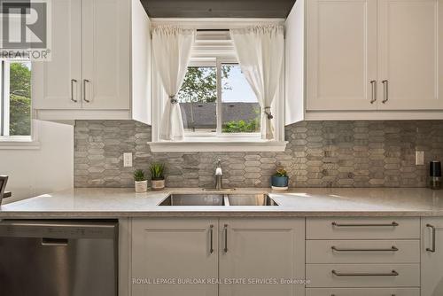 29 Hixon Road, Hamilton, ON - Indoor Photo Showing Kitchen With Double Sink With Upgraded Kitchen