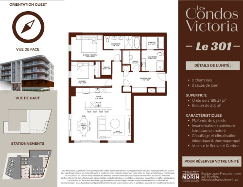 Plan (croquis) - 301-5204 Rue St-Laurent, Lévis (Desjardins), QC - Other