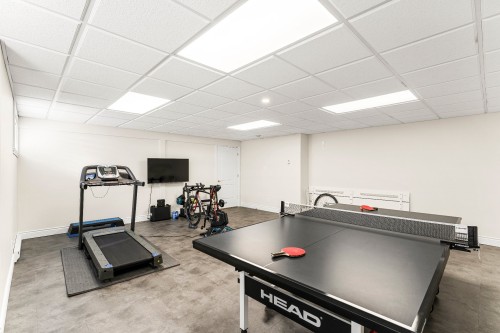Game Room - 1895 Rue De Valencay, Sherbrooke (Fleurimont), QC - Indoor Photo Showing Gym Room