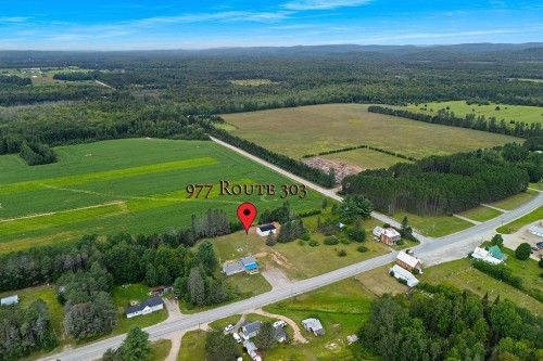 Photo aérienne - 997C Route 303 N., Clarendon, QC - Outdoor With View