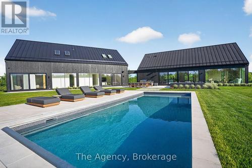 716555 1St Line E, Mulmur, ON - Outdoor With In Ground Pool With Backyard