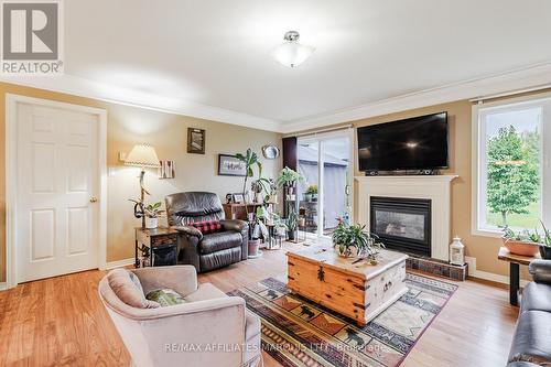 2230 Glen Brook Drive, Cornwall, ON - Indoor Photo Showing Living Room With Fireplace