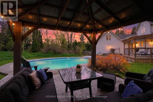 2000 15Th Side Road, Milton, ON - Outdoor With In Ground Pool With Deck Patio Veranda