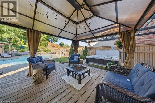 75 Hunter Way, Brantford, ON - Outdoor With Deck Patio Veranda With Exterior