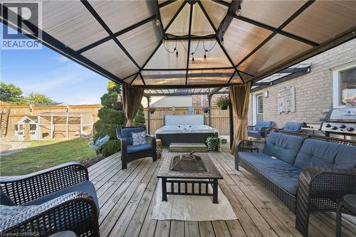 75 Hunter Way, Brantford, ON - Outdoor With Deck Patio Veranda With Exterior