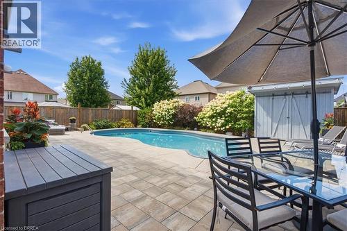 14 Mcqueen Drive, Paris, ON - Outdoor With In Ground Pool With Deck Patio Veranda