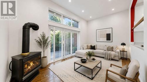 6 Windy Golf Way, Toronto, ON - Indoor Photo Showing Living Room With Fireplace