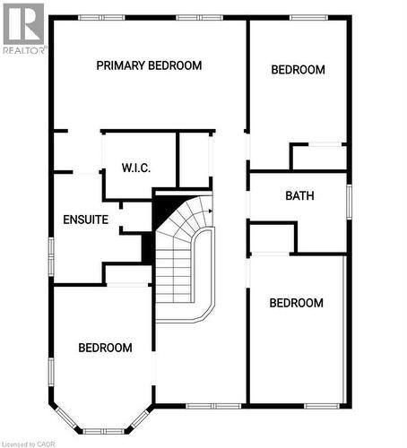 Floor plan upper level - 470 Amanda Crescent, Burlington, ON - Other