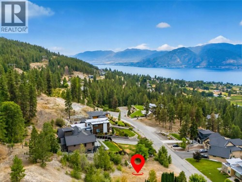 RED MARKER IS FOR MARKETING PURPOSES ONLY. BUYER TO CONFIRM LOT BOUNDARIES WITH THE APPROPRIATE GOVERNING BODY DIRECTLY IF DEEMED IMPORTANT. - 138 Flagstone Rise, Naramata, BC 