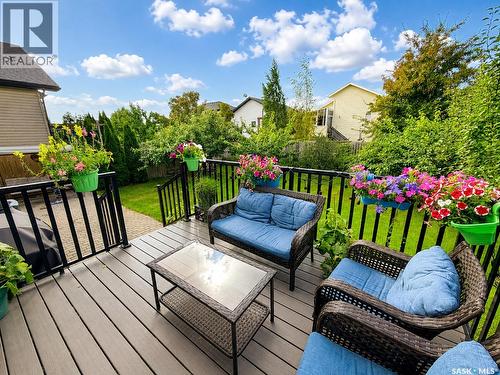 110 Chubb Cove, Saskatoon, SK - Outdoor With Deck Patio Veranda