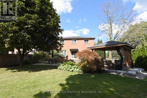 Landscape around gazebo - 470 Amanda Crescent, Burlington, ON - Outdoor