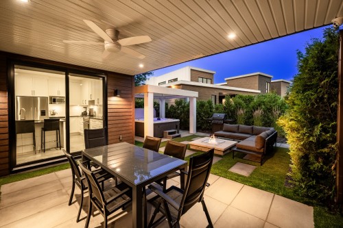 Terrasse - 345 Rue Narbonne, Sainte-Julie, QC - Outdoor With Deck Patio Veranda With Exterior