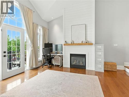 200 Giddings Crescent, Milton, ON - Indoor Photo Showing Living Room With Fireplace