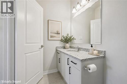 Virtually Staged - 525 Erinbrook Drive Unit# B046, Kitchener, ON - Indoor Photo Showing Bathroom