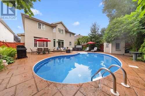 40 Bon Echo Crescent, Ottawa, ON - Outdoor With In Ground Pool With Deck Patio Veranda With Backyard With Exterior