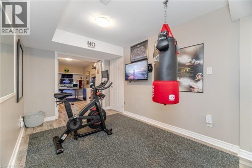 387 Gravel Ridge Trail, Kitchener, ON - Indoor Photo Showing Gym Room