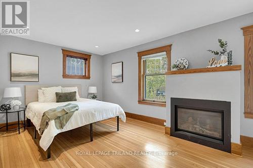 46 Rosebery Place, St. Thomas, ON - Indoor Photo Showing Bedroom With Fireplace